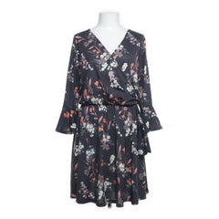 Rainbow | Grijs, Meerkleurig - Wikkeljurk