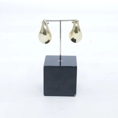 Gouden druppelvormige oorbellen