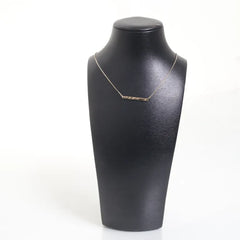 Goudkleurige ketting met balkhanger