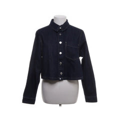 Zara | Donkerblauwe cropped spijkerjas