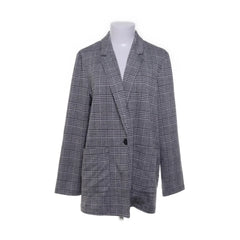 KappAhl | Grijze geruite oversized blazer