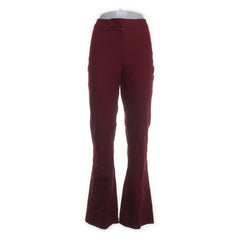 Elements | Bordeauxrode broek met wijde pijpen
