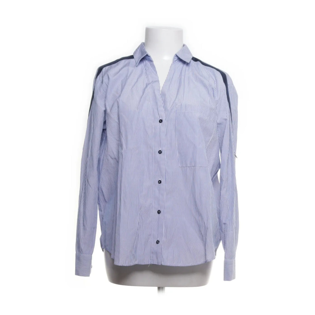 Zara Basic | Blauw, Wit - Shirt
