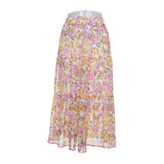 VILA | Wit, Geel, Meerkleurig, Roze - Rok