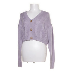 NA-KD | Lila Gebreide Cropped Vest