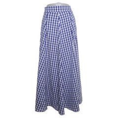Blauw, Wit - Maxi rok