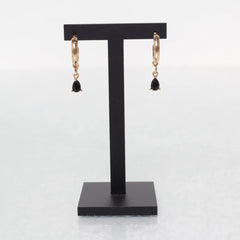 Goud, Zwart - Oorbellen