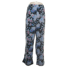 Ichi | Blauw, Meerkleurig - Palazzo broek