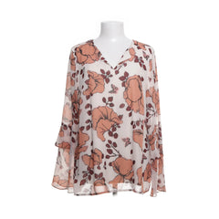 Comma | Beige, Meerkleurig - Blouse