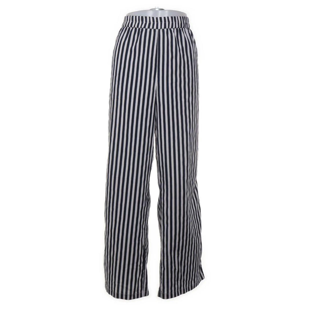 Ichi | Blauw, Wit - Palazzo broek