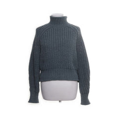 H&M | Groene gebreide coltrui