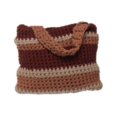 Bruin, Meerkleurig - Handtas