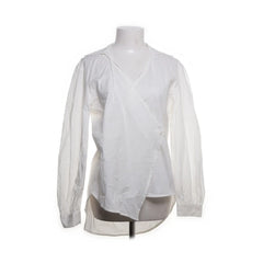 Zara | Witte katoenen overhemdblouse
